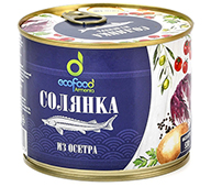 Солянка из осетра, в металлической банке с ключом, 530 г